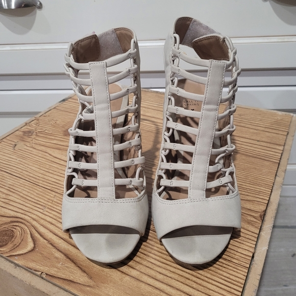 SPRING elastic strap heels - Picture 2 of 5